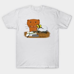 Homeschooling Oliver The Otter - The Butterfly T-Shirt